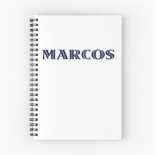 Item preview, MARCOS - Nametag for MARCOS Roman Style in Blue designed and sold by ferretmaes.