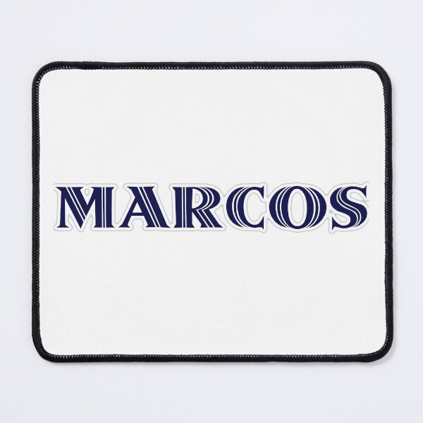 Item preview, MARCOS - Nametag for MARCOS Roman Style in Blue designed and sold by ferretmaes.