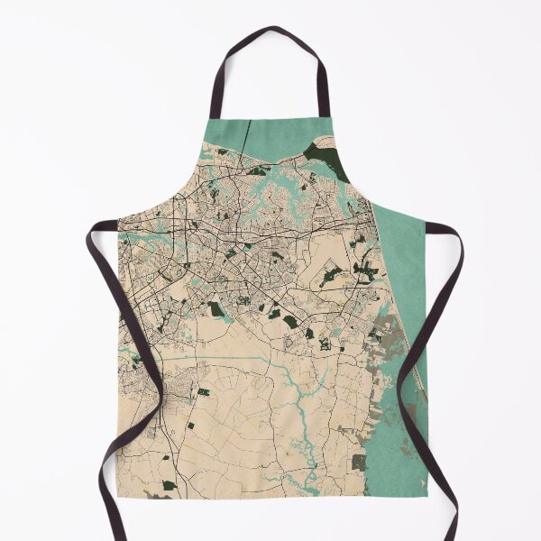 Item preview, Virginia Beach City Map of the USA - Vintage designed and sold by deMAP.