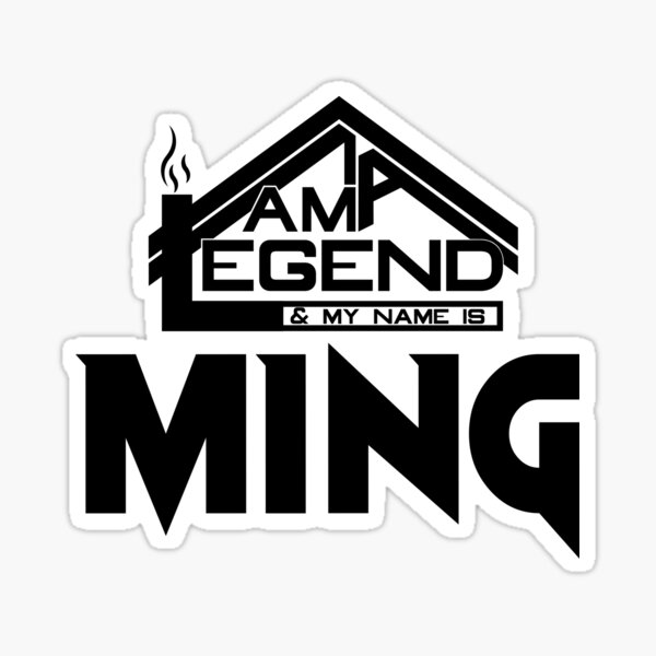 Artikel-Vorschau von Ich bin eine Legende und mein Name ist Ming (ich bin legendär), designt und verkauft von koreatvtea.