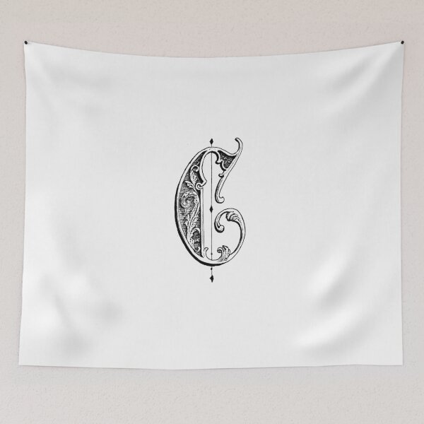 Item preview, Ornamental letter C designed and sold by Cretalyst.