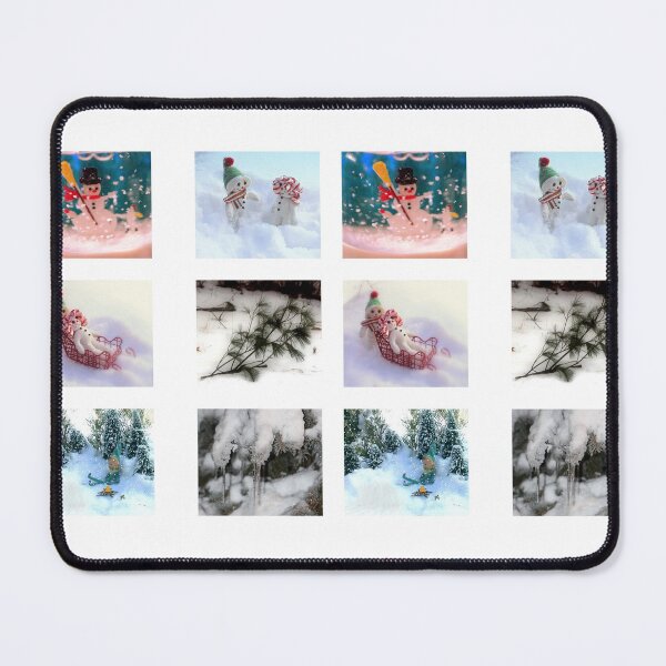 Item preview, Christmas Collage Snowmen Elf Snow designed and sold by JariHawk.