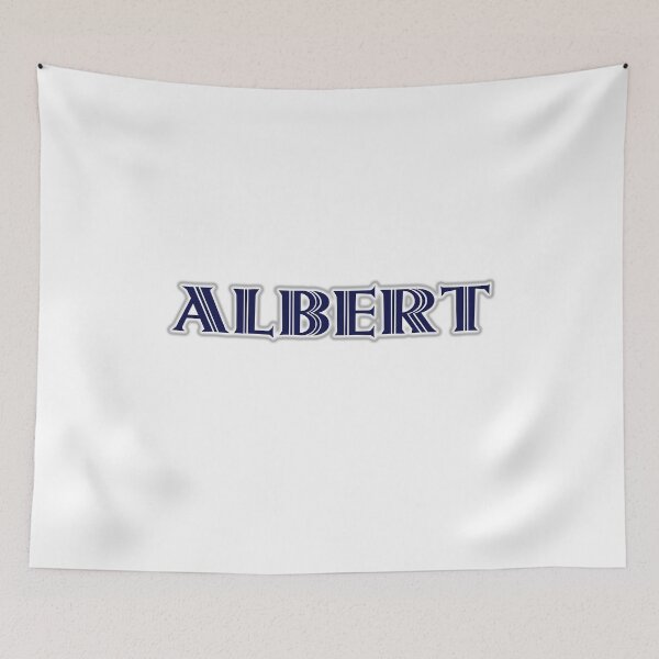 Item preview, ALBERT - Nametag for ALBERT Roman Style in Blue designed and sold by ferretmaes.