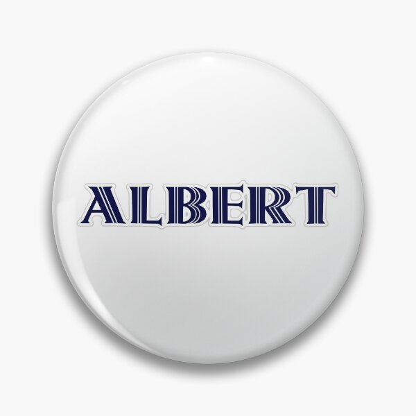 Item preview, ALBERT - Nametag for ALBERT Roman Style in Blue designed and sold by ferretmaes.