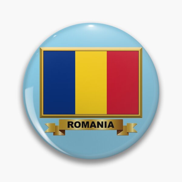 Item preview, ROMANIA Flag Gifts, Masks, Stickers & Products (N) designed and sold by mpodger.