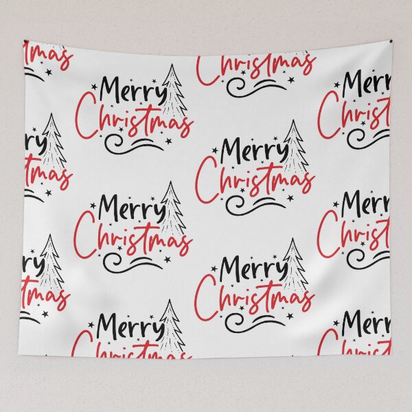 Item preview,  Merry Christmas fir tree,red check,plaid  designed and sold by amy greaves.