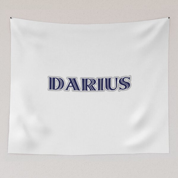 Item preview, DARIUS - Nametag for DARIUS Roman Style in Blue designed and sold by ferretmaes.