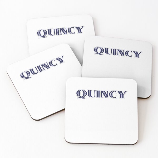 Item preview, QUINCY - Nametag for QUINCY Roman Style in Blue designed and sold by ferretmaes.