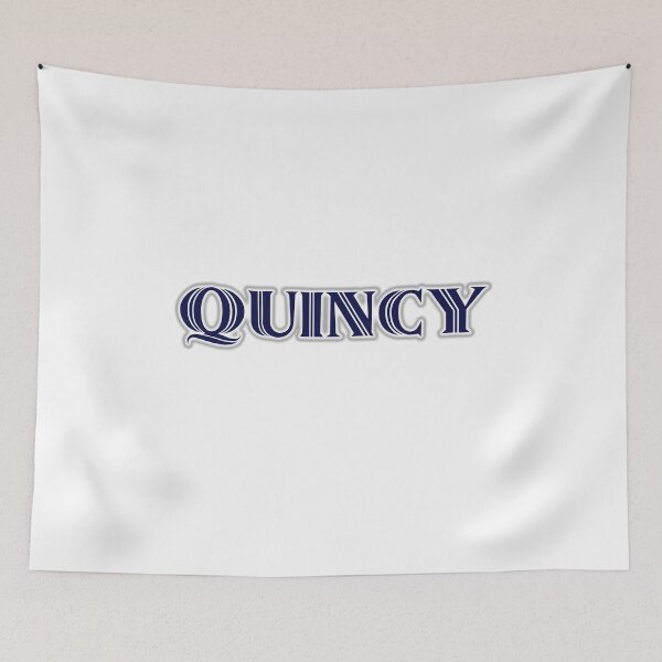 Item preview, QUINCY - Nametag for QUINCY Roman Style in Blue designed and sold by ferretmaes.
