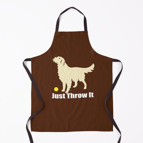 Item preview, Just Throw It | Golden Retriever Dog | NickerStickers on Redbubble designed and sold by NickerStickers.