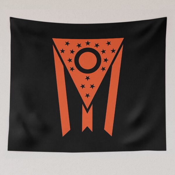 Item preview, Minimalist State of Ohio Flag - Cincinnati designed and sold by paxtonrembis.
