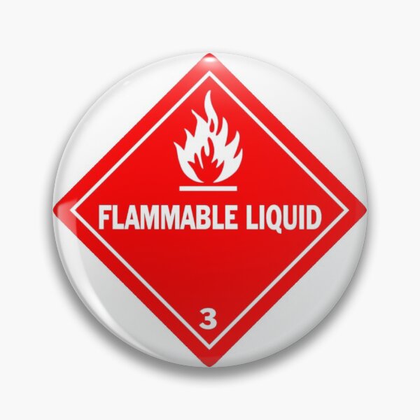 Item preview, Flammable Liquid Hazard Diamond designed and sold by TheEvilCompany.