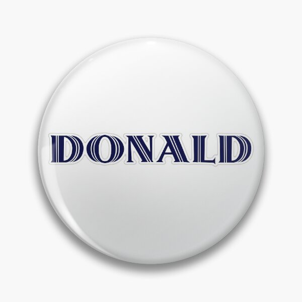 Item preview, DONALD - Nametag for DONALD Roman Style in Blue designed and sold by ferretmaes.