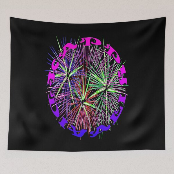 Item preview, Happy Diwali Light Up The World With Fireworks Pink Purple designed and sold by taiche.
