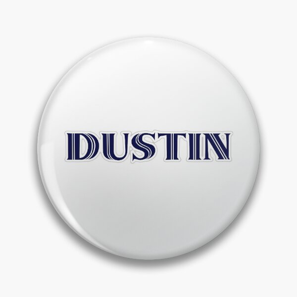 Item preview, DUSTIN - Nametag for DUSTIN Roman Style in Blue designed and sold by ferretmaes.