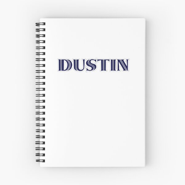 Item preview, DUSTIN - Nametag for DUSTIN Roman Style in Blue designed and sold by ferretmaes.