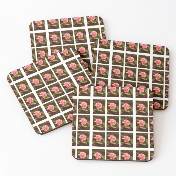 Item preview, Collage of Soft Toned Pink Single Rose designed and sold by JariHawk.