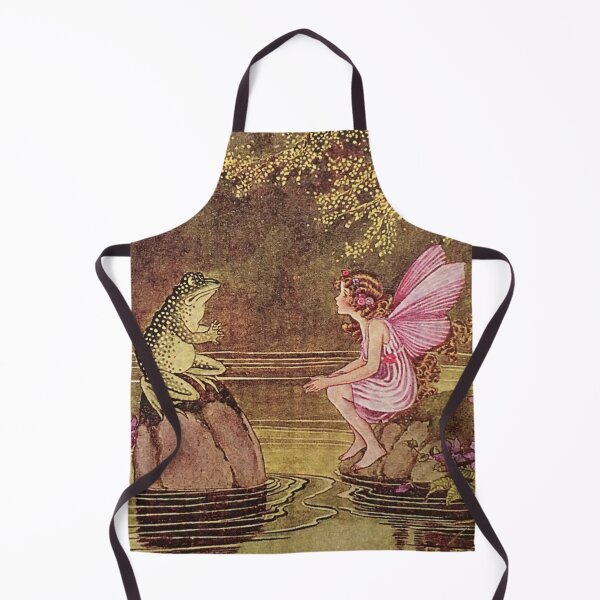 Item preview, Ida Rentoul Outhwaite Frog and Fairy Talking  designed and sold by Pinkmagenta.