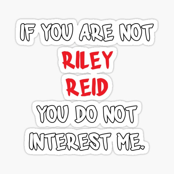 Wenn nicht - Riley Reid Sticker