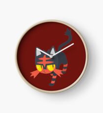 Litten Pokemon Sun and Moon Clock