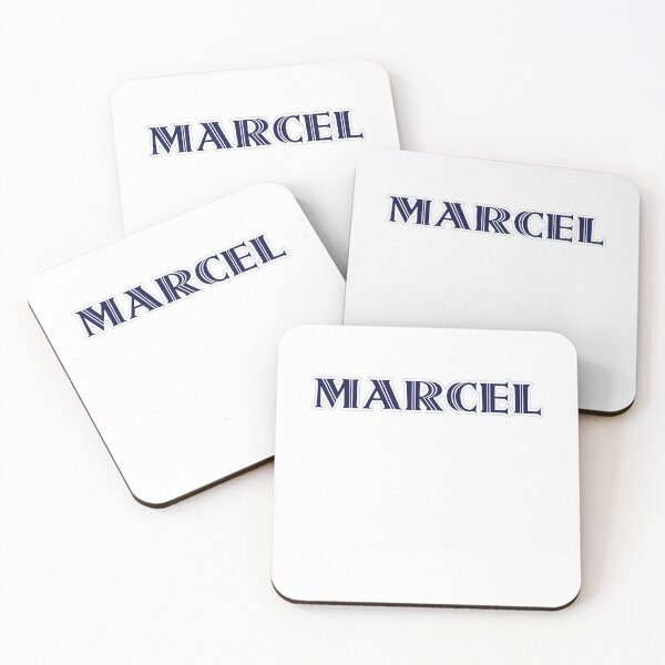 Item preview, MARCEL - Nametag for MARCEL Roman Style in Blue designed and sold by ferretmaes.
