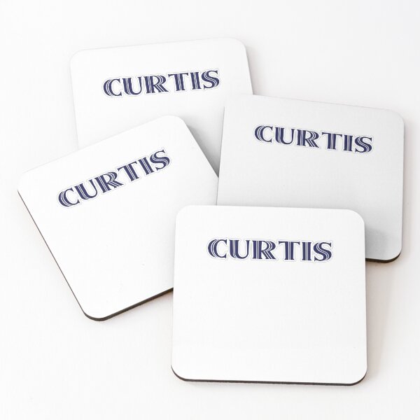 Item preview, CURTIS - Nametag for CURTIS Roman Style in Blue designed and sold by ferretmaes.
