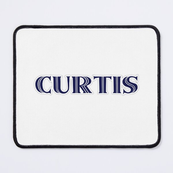 Item preview, CURTIS - Nametag for CURTIS Roman Style in Blue designed and sold by ferretmaes.