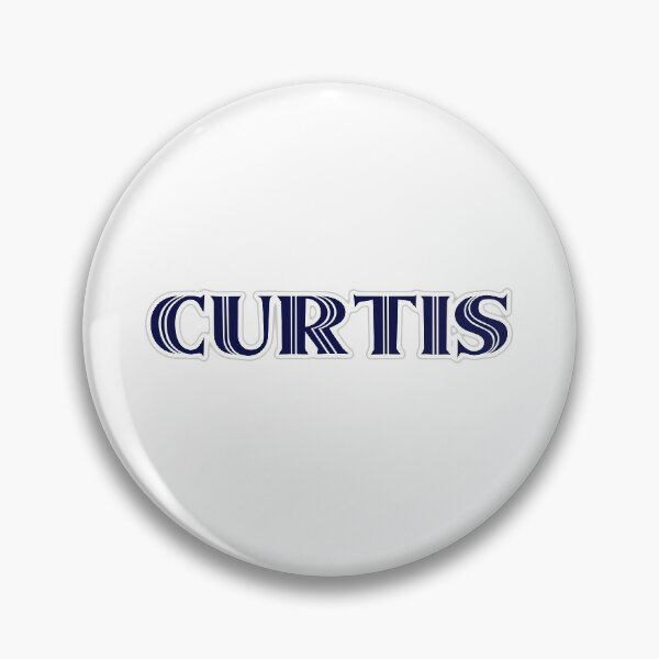 Item preview, CURTIS - Nametag for CURTIS Roman Style in Blue designed and sold by ferretmaes.