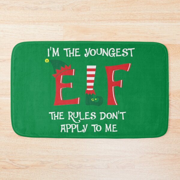 Item preview, Im the Youngest Elf Funny Matching Family Christmas designed and sold by KrisSidDesigns.