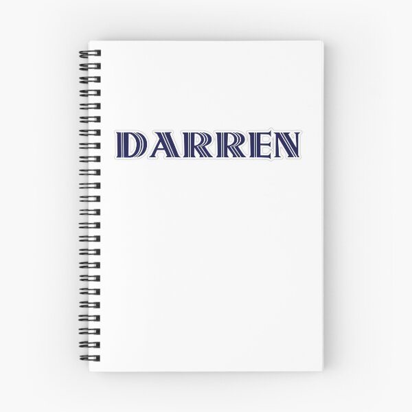 Item preview, DARREN - Nametag for DARREN Roman Style in Blue designed and sold by ferretmaes.