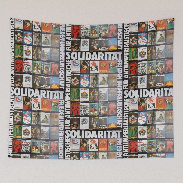 Item preview, Anti Imperialist Solidarity german Communist propaganda poster designed and sold by Cult45one.