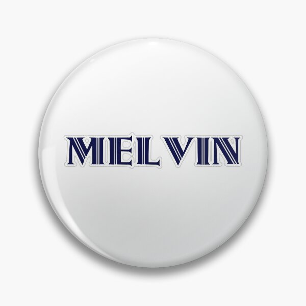 Item preview, MELVIN - Nametag for MELVIN Roman Style in Blue designed and sold by ferretmaes.
