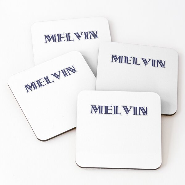 Item preview, MELVIN - Nametag for MELVIN Roman Style in Blue designed and sold by ferretmaes.