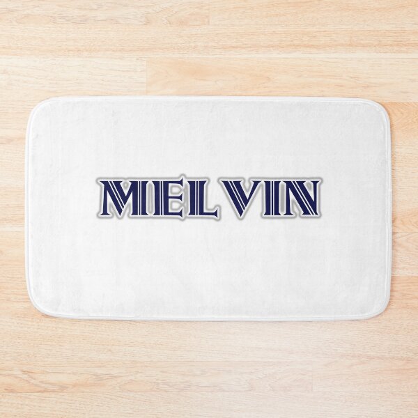 Item preview, MELVIN - Nametag for MELVIN Roman Style in Blue designed and sold by ferretmaes.