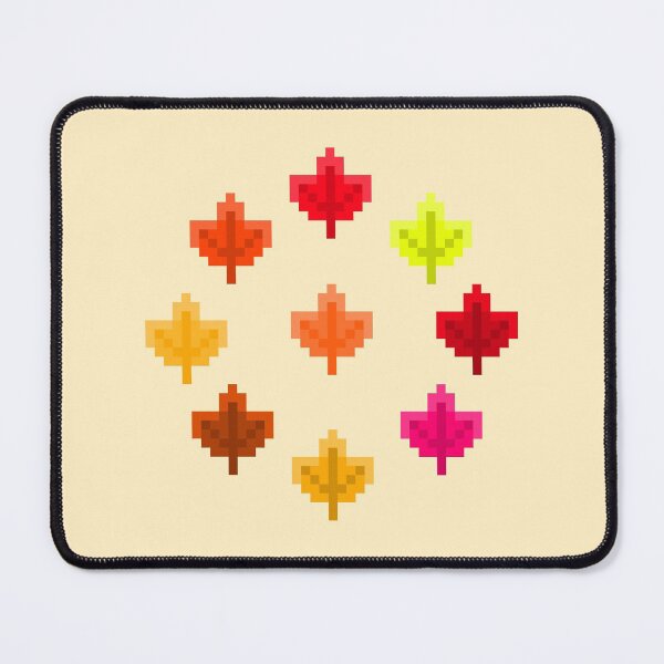 Item preview, Bitty Pixel Autumn Leaves designed and sold by rin3d .