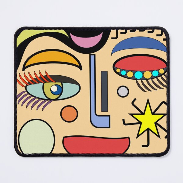 Item preview, Quirky Art Face Girl with Fringe designed and sold by jantulov.