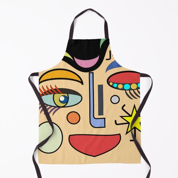 Item preview, Quirky Art Face Girl with Fringe designed and sold by jantulov.
