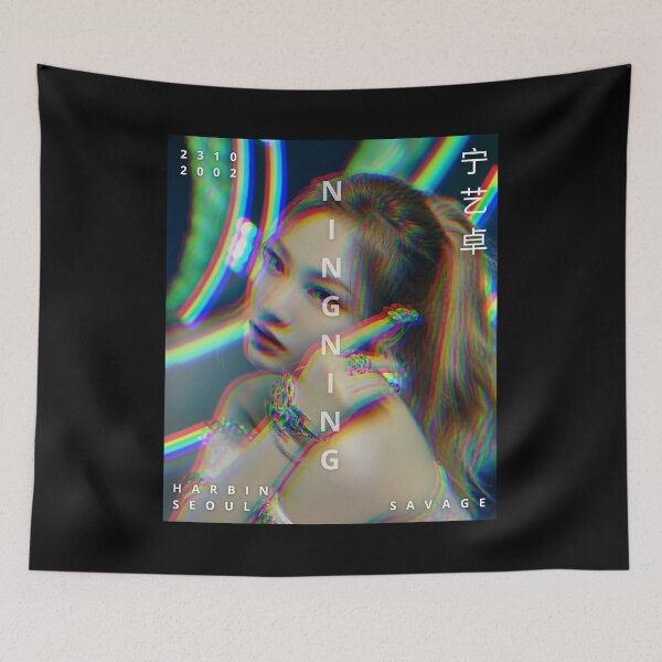 Item preview, aespa Ningning SAVAGE Glitch Version designed and sold by sakurapalette.