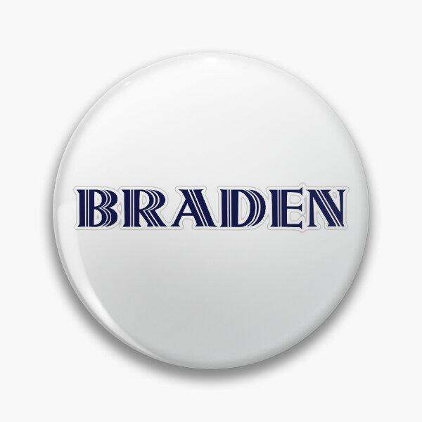 Item preview, BRADEN - Nametag for BRADEN Roman Style in Blue designed and sold by ferretmaes.