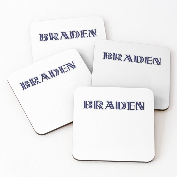 Item preview, BRADEN - Nametag for BRADEN Roman Style in Blue designed and sold by ferretmaes.