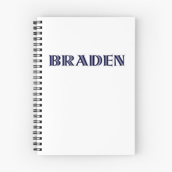Item preview, BRADEN - Nametag for BRADEN Roman Style in Blue designed and sold by ferretmaes.