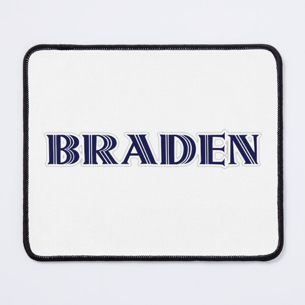 Item preview, BRADEN - Nametag for BRADEN Roman Style in Blue designed and sold by ferretmaes.