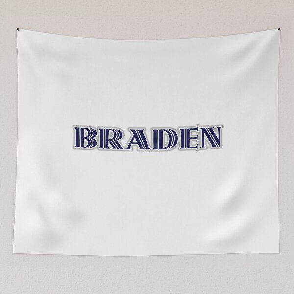 Item preview, BRADEN - Nametag for BRADEN Roman Style in Blue designed and sold by ferretmaes.