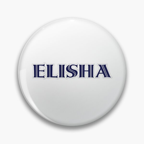 Item preview, ELISHA - Nametag for ELISHA Roman Style in Blue designed and sold by ferretmaes.