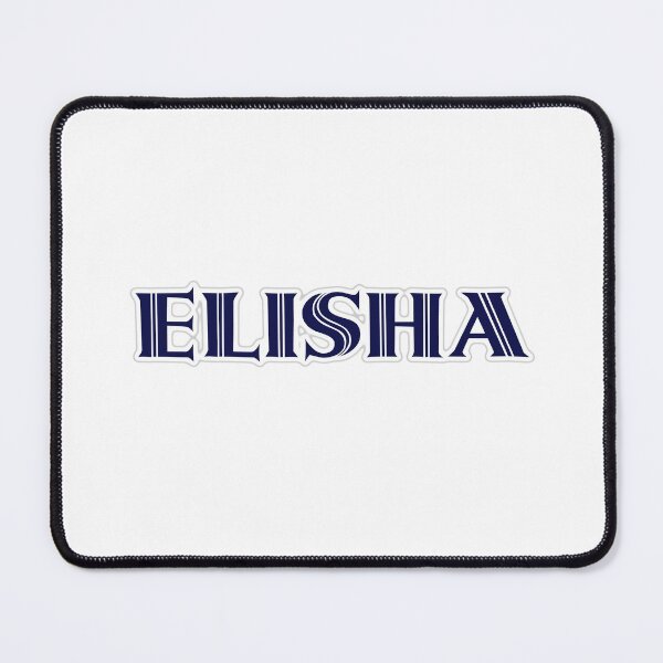 Item preview, ELISHA - Nametag for ELISHA Roman Style in Blue designed and sold by ferretmaes.