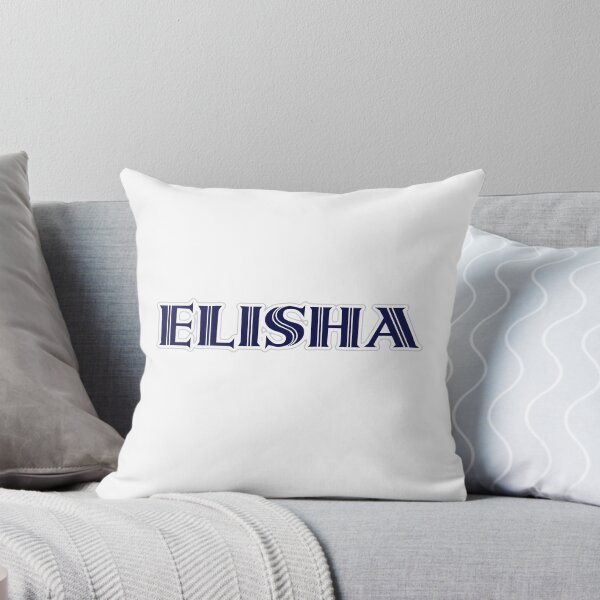 Item preview, ELISHA - Nametag for ELISHA Roman Style in Blue designed and sold by ferretmaes.