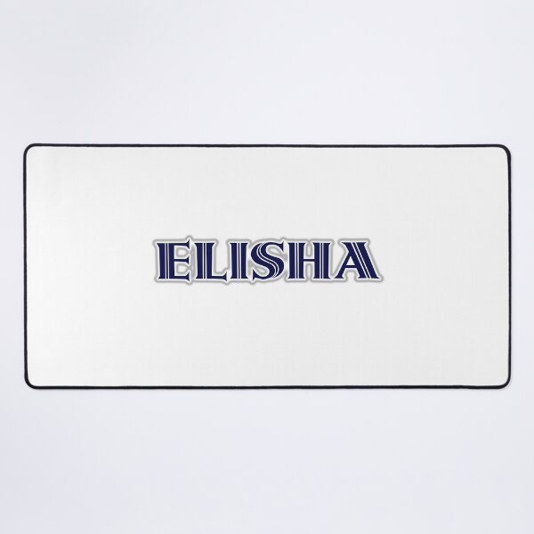 Item preview, ELISHA - Nametag for ELISHA Roman Style in Blue designed and sold by ferretmaes.