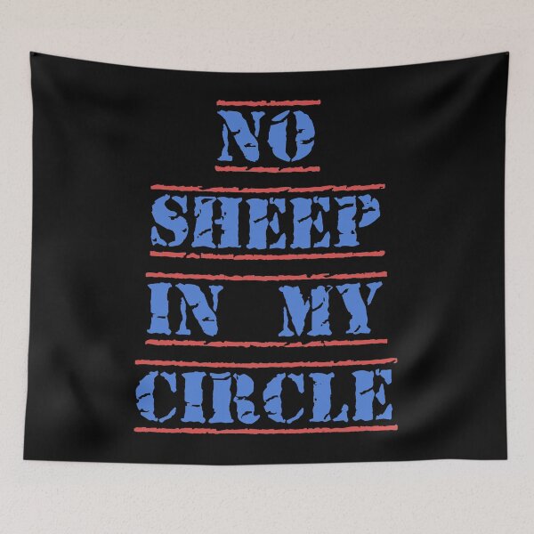 Item preview, No Sheep in My Circle  designed and sold by cocreations.