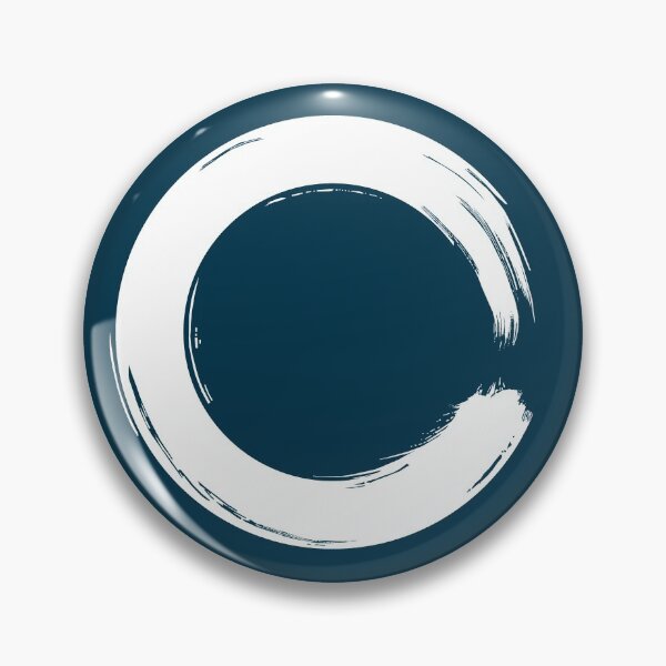 Item preview, Blue Creative Enso Circle - Zen Calligraphy designed and sold by Creativeenso.