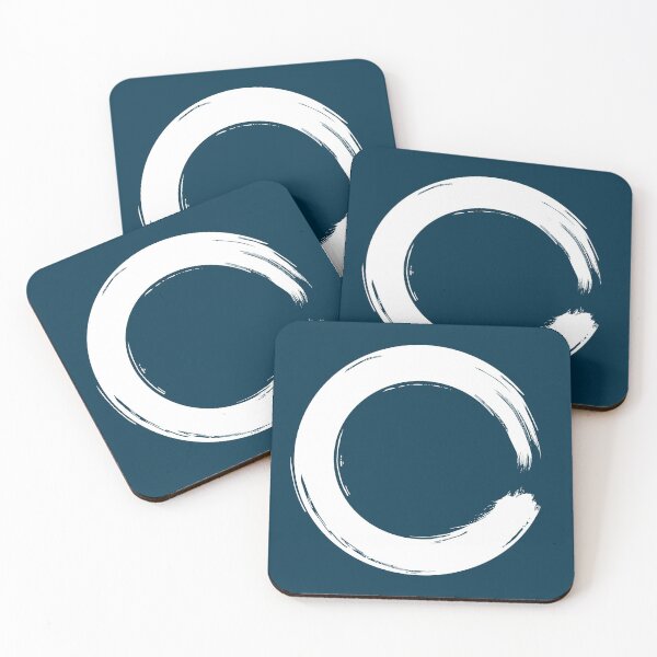 Item preview, Blue Creative Enso Circle - Zen Calligraphy designed and sold by Creativeenso.
